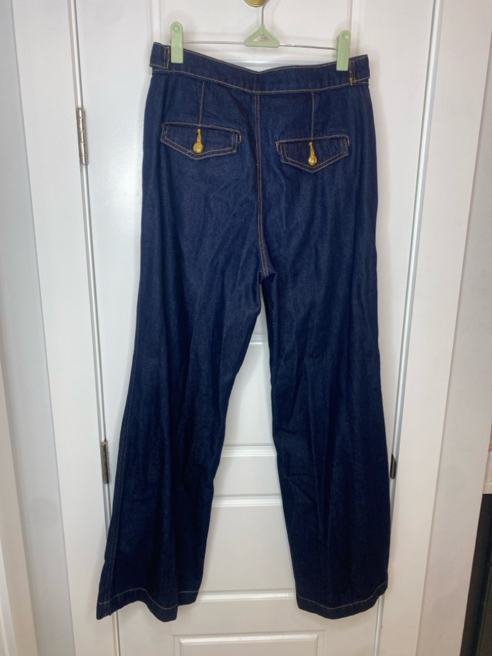 LOFT Dark Blue Wide-leg jeans